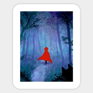 Little Red Riding Hood Sticker